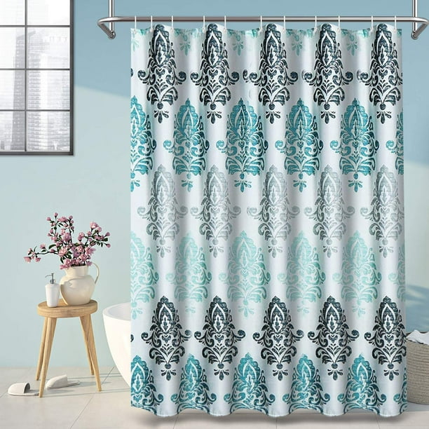 Blue Style Shower Curtain for Bathroom Standard Size 72 by 72 Polyester Fabric Waterproof Colorful Funny Fall Curtains Blue Style Shower Curtain for Bathroom Standard Size 72 by 72 Polyester Fabric Waterproof Colorful Funny Fall Curtains